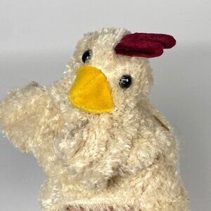 Folkmanis Funky Chicken Hand Puppet Plush Toy Farm Animal Hen Rooster